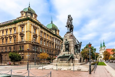 Grunwald Memorial, 1910, Krakow, Poland