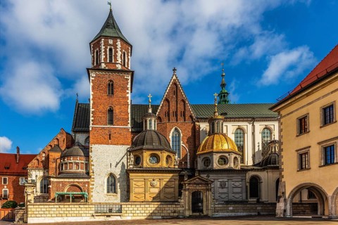 Castle and Cathedral, Wawel Castle, Wawel Castle, former center of Polish monarchy, founded around