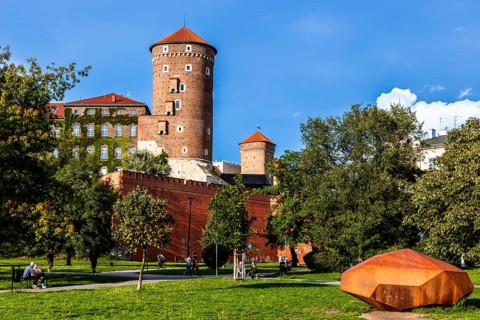 Sandomierz Tower, Wawel Castle, Wawel Castle, former center of Polish monarchy, founded around