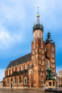 St. Mary's Church, 14th century, Krakow, Poland