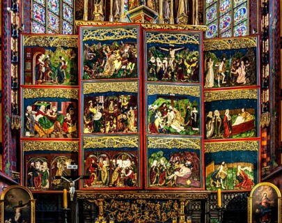 Joachim and Anna, Nativity of Mary at the Temple, Capture of Christ, Twelve-year-old Jesus in the