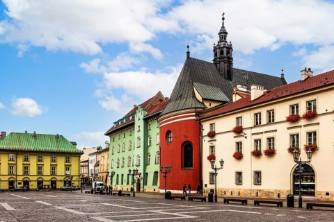 Maly Rynek, Small Market, 13th century, Krakow, Poland