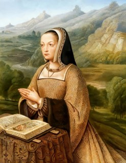 Queen Anne of Brittany, digitally altered