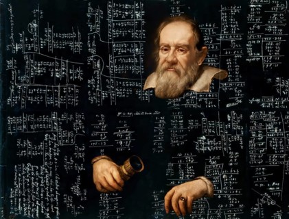 Galileo Galilei, 1564 - 1642, Italian astronomer, handwritten scientific notes