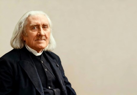 Portrait of Franz Liszt, 1811-1886, Hungarian composer, virtuoso pianist, photograph by Nadar,