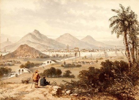 View of Nanjing or Nanking, Jiangsu province, China, c. 1840