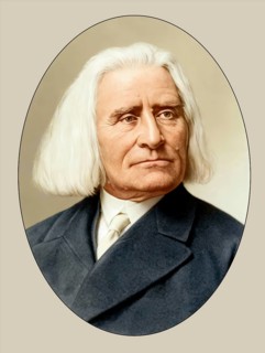 Portrait of Franz Liszt, 1811-1886, Hungarian composer