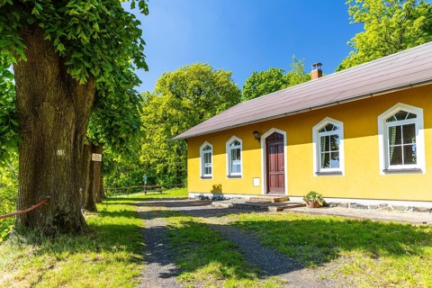 Bergbaude, Großer Berg in Großhennersdorf, Herrnhut, Upper Lusatia, Saxony, Germany