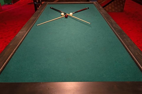 Carom table, pool table without holes, England, Great Britain