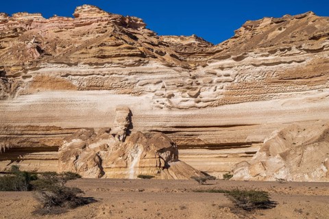 Limestone gorge of Wadi Shuwaymiyah, Dhofar, Oman