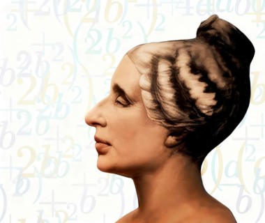 Bust of Marie-Sophie Germain, 1776 –1831, French mathematician, physicist and philosopher,