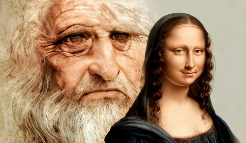 Leonardo da Vinci, 1452 - 1519, Italian painter, sculptor, architect and engineer, the painting la