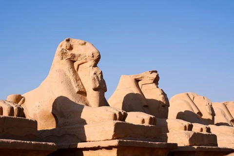 Sphinx Avenue, Karnak Temple, Luxor, Egypt