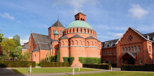 Zevenkerken Abbey, St. Andrew's Benedictine Abbey, Sint-Andries, Bruges, West Flanders, Flanders,