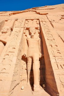Statue of Ramesses II, Temple of Hathor or Temple of Nefertari, Abu Simbel Temple, UNESCO World