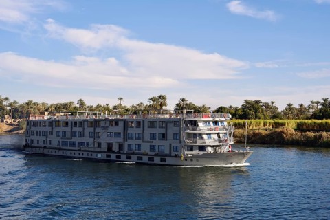 Nile cruise ship Tulip on the Nile, Egypt