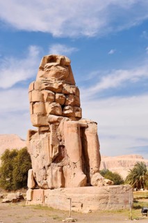 Colossi of Memnon, statue of King Amenhotep III, West Thebes, Luxor, Egypt