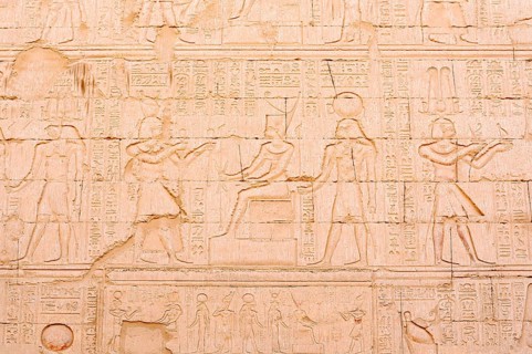Relief, Khnum Temple of Esna, Egypt