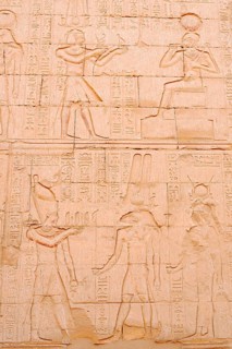 Relief, Khnum Temple of Esna, Egypt