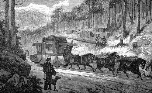 The first horse-drawn tram, horse-drawn tram, is a historic mode of transport that travels on rails