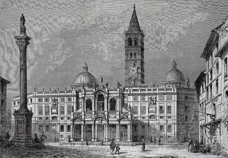 The church of Santa Maria Maggiore, also Santa Maria della Neve, Santa Maria ad Praesepe or