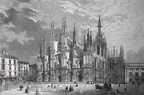 The cathedral, Duomo di Milano, officially Cattedrale Metropolitana della Natività della Beata