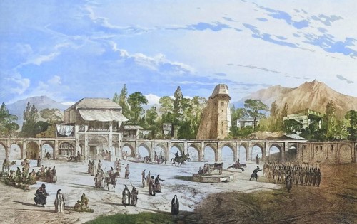 Meidan-i-Chah, Meidan-e Shah, Meidan i Sha, Royal Square, Tehran, Iran, authentic, digitally