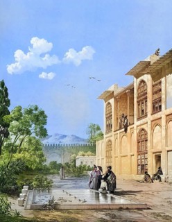 Arg of Karim Kha, also known as the Citadel of Shiraz, Iran, a historical citadel built in the 18th