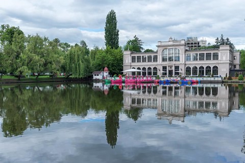 Casino in Cluj-Napoca Park, Transylvania, Romania