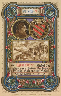 Pius V, civil name Antonio Ghislieri OP (born 17 January 1504 as Antonio Ghisleri in Bosco Marengo
