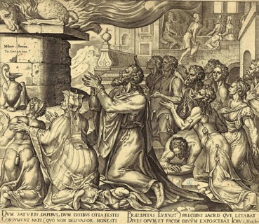 Biblical story of Job, In Job 1, 5, Job offers burnt offerings for his children out of concern that
