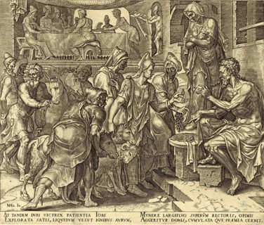 In the biblical story of Job, receiving gifts is a central part of the happy ending in chapter 42