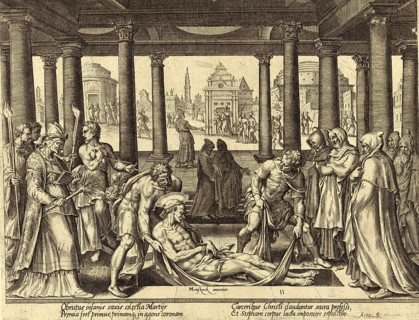 From The Disasters of The Jewish People: Stephen was one of the first deacons of the Christian