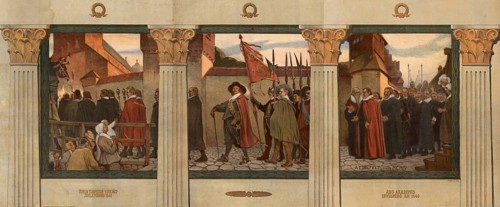 The inauguration of the original university in Abo, now Turku, Finland, took place on March 26,