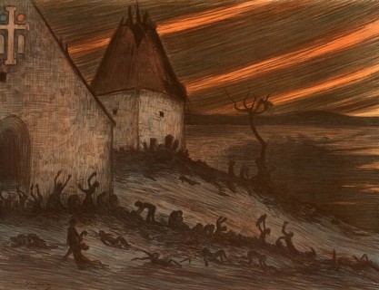 The Black Death reached Finland around 1350 in the course of the great plague pandemic (1347 -