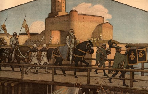 Knut Knutsson, who left Wiborg Castle in 1440, an island castle in the city of Wiborg, today