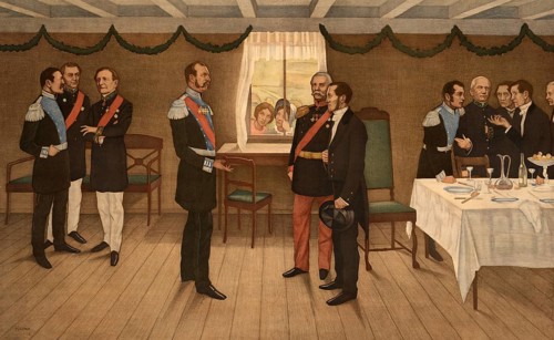 In 1863, there was a historically significant encounter between the Finnish statesman Johan Vilhelm