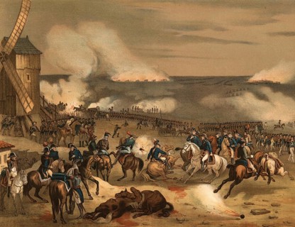 Valmy's cannonade of September 20, 1792 was an unfought battle in the First Coalition War between