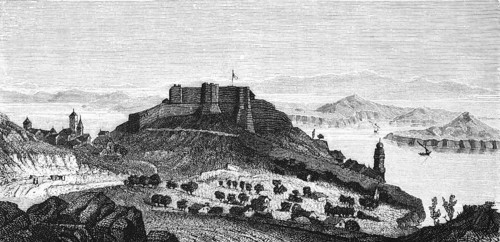 Fort San Giovanni near Sebenico or Šibenik, Croatia, Dalmatian coast, Mediterranean Sea, fortress,