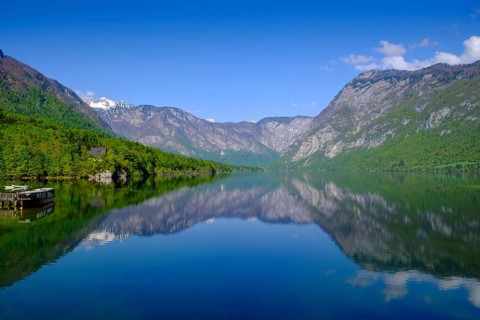 Bohinjsko jezero, Lake Bohinj, Upper Carniola, Slovenia