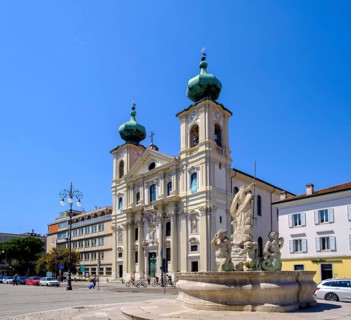 Church of St. Ignatius, Piazza della Vittoria, Gorizia, Gorizia, Gorica, Friuli-Venezia Giulia,