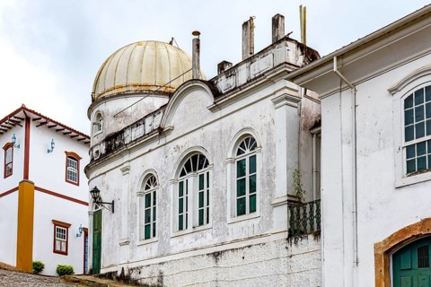 Old astronomical observatory in the city of Ouro Preto in Minas Gerais, Brazil