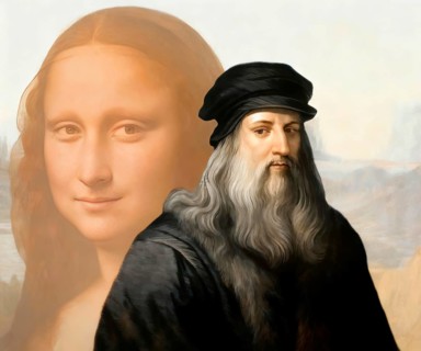 Leonardo da Vinci, 1452 - 1519, Italian painter, sculptor, architect and engineer, the painting la