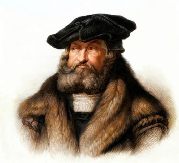 Frederick III or Frederick the Wise, 1463 - 1525, Prince-elector of Saxony, digitally edited,