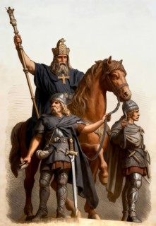 Clovis, Chlodovechus, Chlodwig I, Chlodowech, 466-511, King of the Franks of the Merovingian