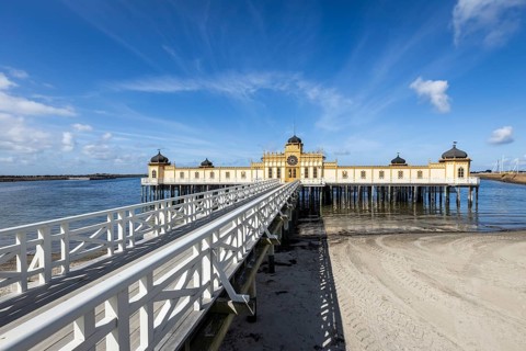 Cold bath house, Kallbadhus in Varberg, Sweden