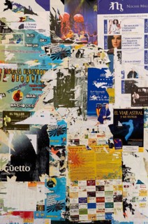 Message board, cut, lettering, notice, cutout, lettered, lettering, photos, abundance, close-up,