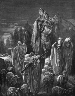 First book of Moses, chapter 46, verse 1, Jacob moves to Egypt with everything that belongs to him,