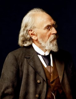 Richard August Carl Emil Erlenmeyer, 1825 – 1909, German chemist, digitally edited