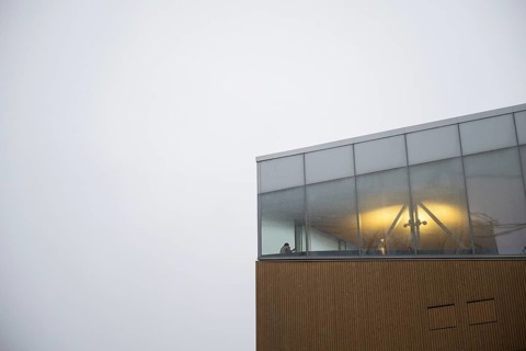 Roof structure, Oodi Central Library and Cultural Center, designed by ALA Architects, Helsinki,